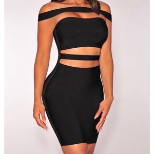 L’Atiste Cut-out Bandage Dress